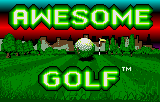 Awesome Golf title screen for Atari Lynx